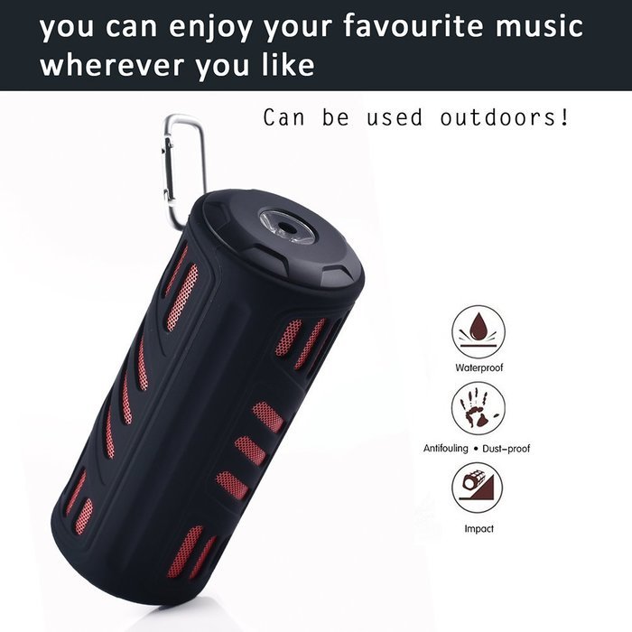 Souldio&trade;Wireless Speakers Bluetooth 4.0 Speaker,Dual-channel 10W Output,Crashproof Portable Bluetooth Speakers... N2
