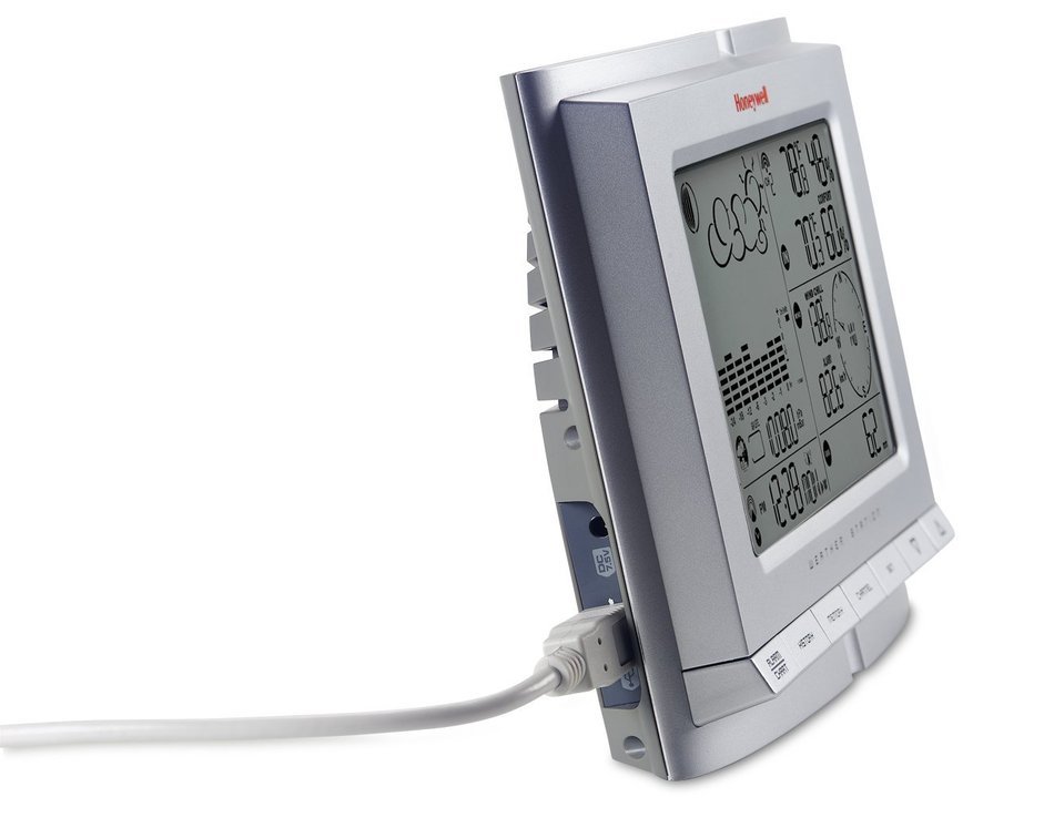 Honeywell TE831W-2 Complete Wireless Weather Station with PC Interface, Silver