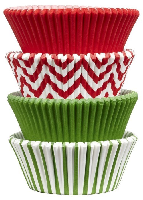 Wilton 415-2370 100 Count Perfect Results Christmas Baking Cup Storage