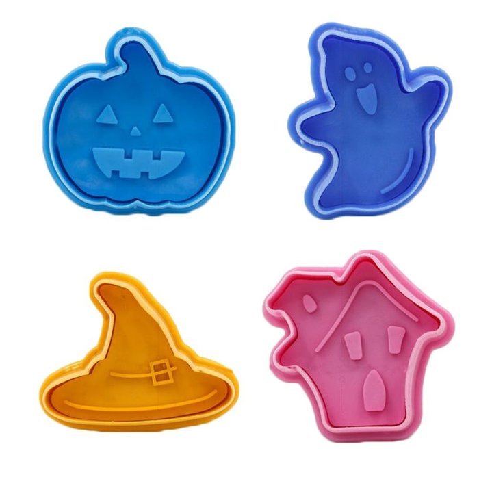 Cute Molds Cake Decorating Cookie Biscuit Cutter 4 PCS