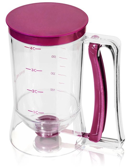 PLURAL Pancake Batter Dispenser Easy Pour Home Kitchen Gadgets - Perfect Baking of Cupcakes, Waffles, Cakes, Muffin... N3