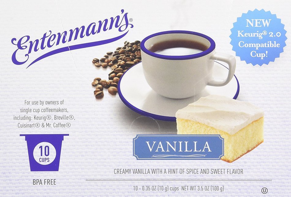 Entenmann's Vanilla Capsule/K-Cup Coffee, 80 Count (Pack of 80) N5
