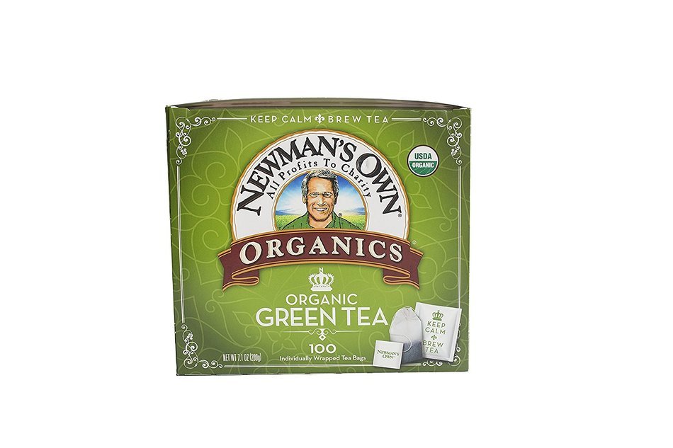 Newman's OwnOrganics Royal Tea, Organic Green Tea, 100-Count Individually Wrapped Tea Bags (Pack of 5) N3