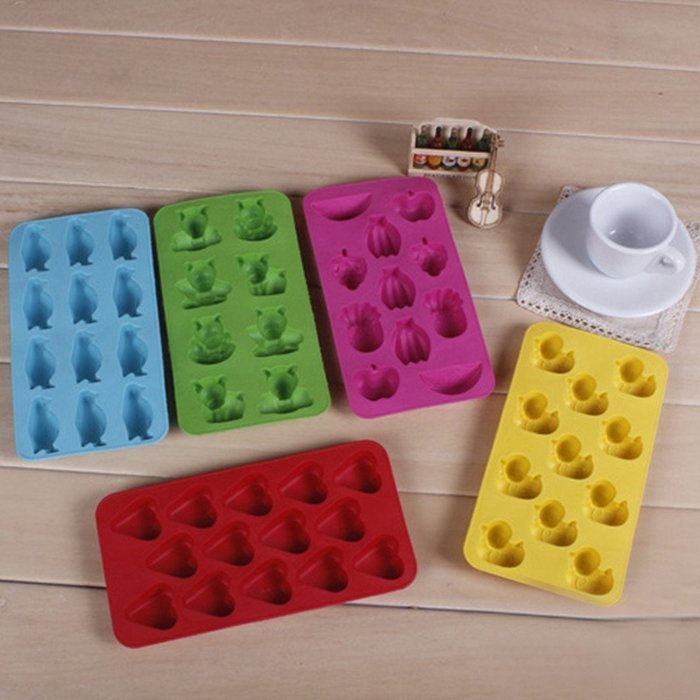 Bhbuy Silicone Bar Kitchen DIY Ice Cube Jelly Mould Cake Chocolate Cake Pudding Mold