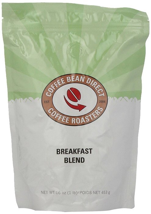 Coffee Bean Direct Hawaiian Kona Blend, Whole Bean Coffee, 16-Ounce Bags (Pack of 3) N8