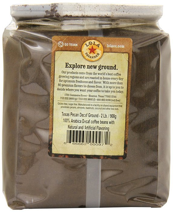 Texas Pecan, Ground, Decaf, 2 Pound N2