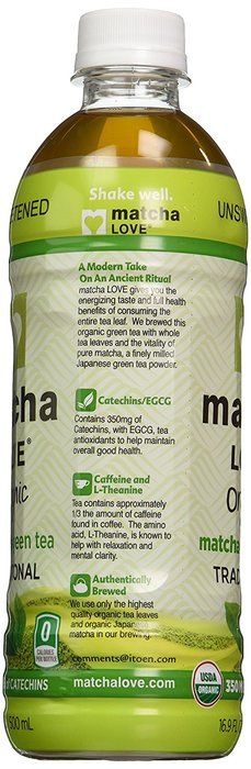 Matcha Love Organic Matcha and Green Tea, Traditional, 16.9 Ounce (Pack of 12) N2