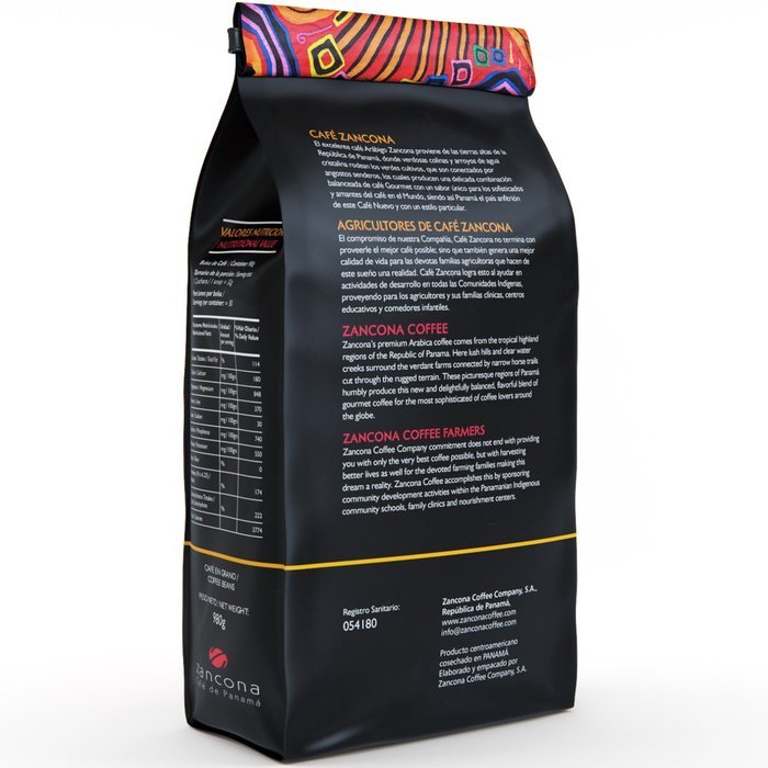 Zancona Coffee Beans Medium Roast Coffee Single Origin Specialty Panamanian (1lb Whole Bean) - Premium Exotic... N6