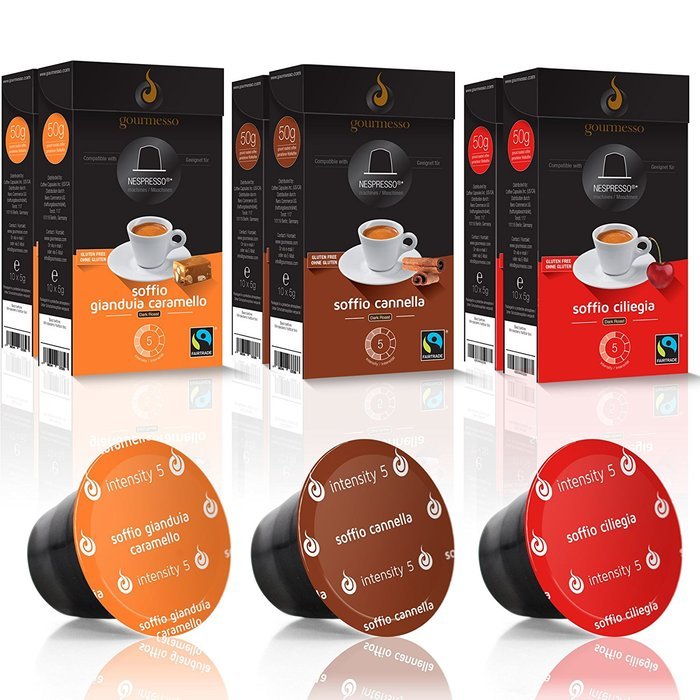 Gourmesso Specialty Flavor Bundle - 60 Nespresso&reg; compatible coffee capsules N2