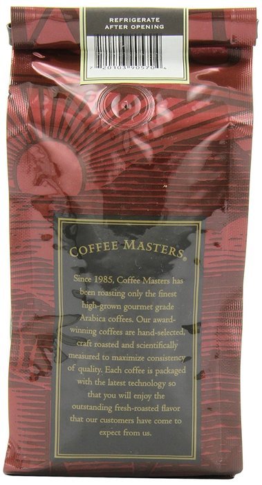 Coffee Masters Flavored Coffee, Highlander Grogg, Whole Bean, 12-Ounce Bags (Pack of 4)