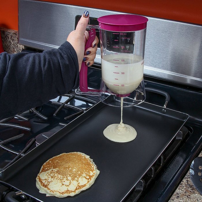 PLURAL Pancake Batter Dispenser Easy Pour Home Kitchen Gadgets - Perfect Baking of Cupcakes, Waffles, Cakes, Muffin... N7