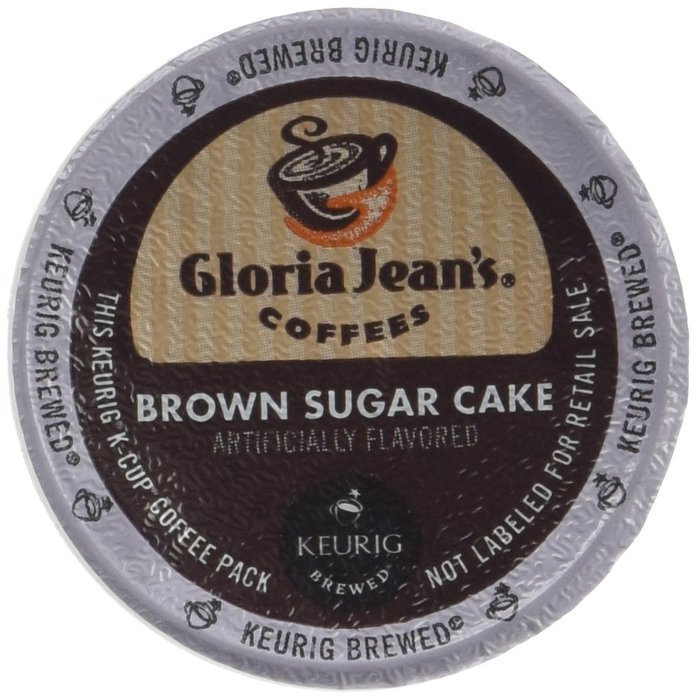 Gloria Jeans Brown Sugar Cake Coffee Keurig K-Cups, 72 Count