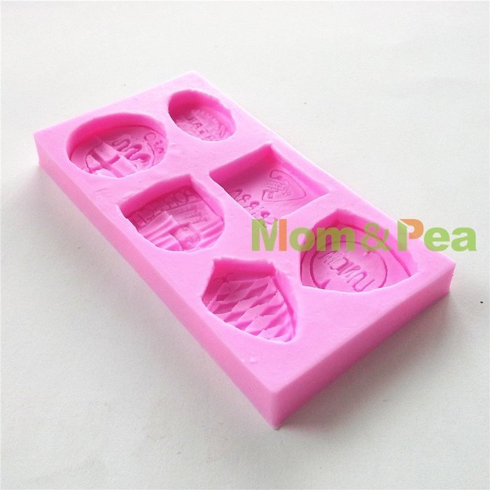 Mom&pea 0626 Car Logos Shaped Silicone Mould for Fondant Cake Sugar Paste Cake Decoration 3d Cake Toppers Mold... N3