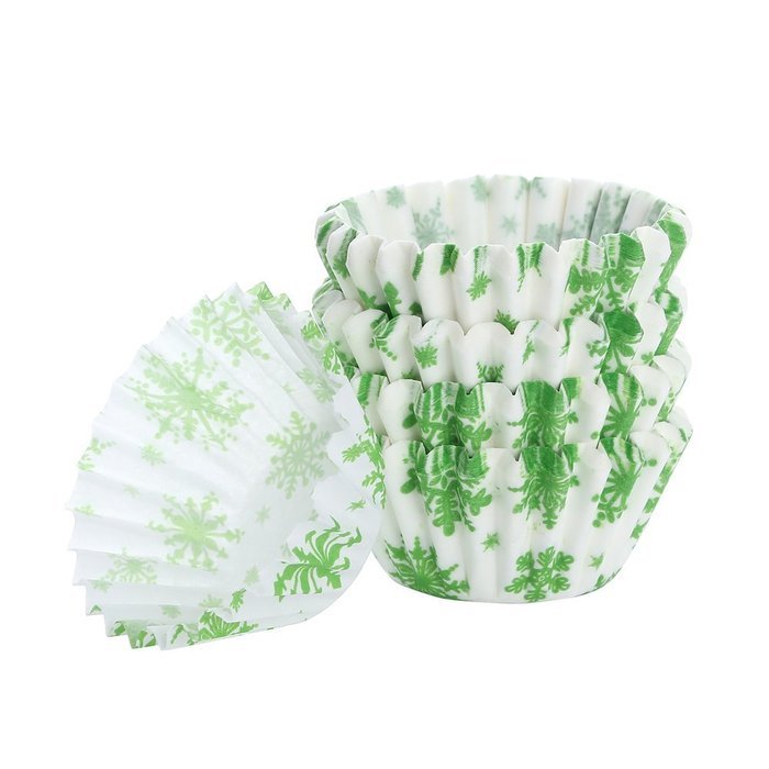 Crystallove 600pcs Random Colorful Paper Cupcake Liners Muffin Cups Baking Wrappers (Top Size2.5"x600pcs) N2