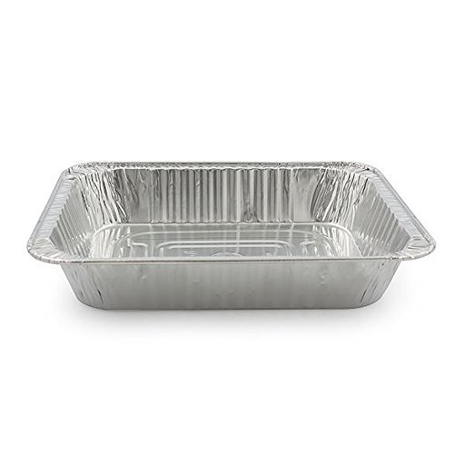 Blue Sky Trading Heavy Duty Aluminum Pans (100 Pans Per Pack), 9 x 13", Silver