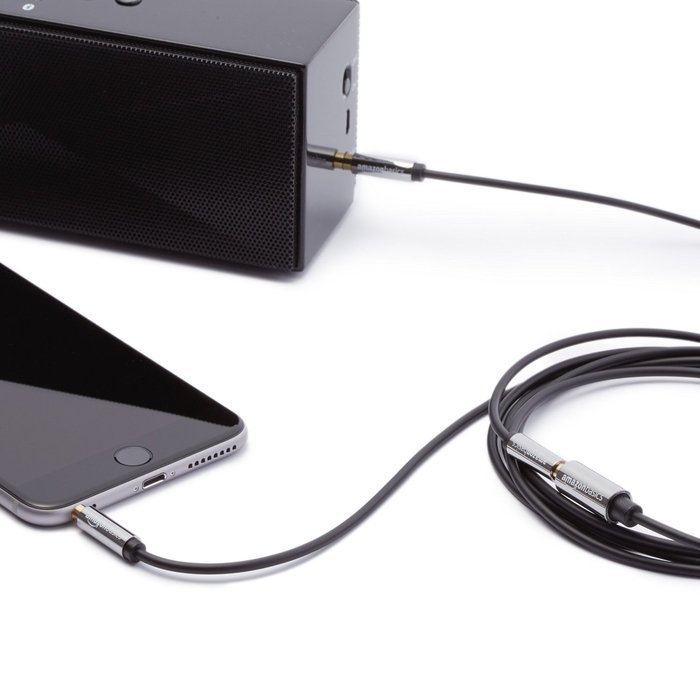 AmazonBasics 3.5mm Male to Female Stereo Audio Cable - 6 Feet (1.83 Meters) N8