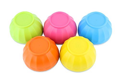 Bumud 5 Pack Kids Break-resistant Stainless Steel Bowl