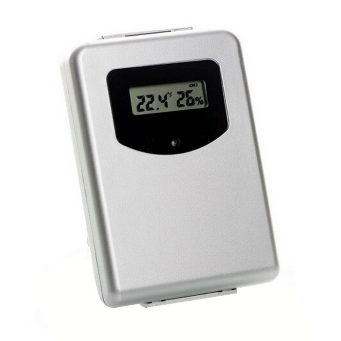 Cideros Wireless Electronic Weather Station Alarm Clock with Outdoor Sensor Hygrometer Thermometer Moon phase... N2