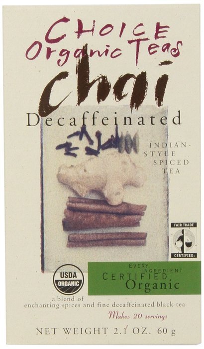 Choice Organic Decaf Chai, 2.1 Ounce N14
