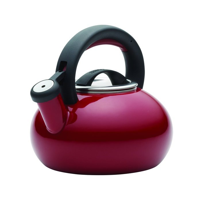 Circulon Teakettles Sunrise Whistling Teakettle, 1 1/2-Quart, Navy Blue N2