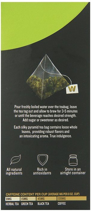Wissotzky Tea Signature Collection Nana Mint with Ginger and Lemon Tea, 1.4 Ounce (16 Count) N22