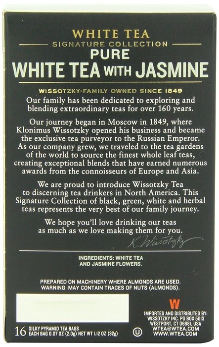 Wissotzky Tea Signature Collection Nana Mint with Ginger and Lemon Tea, 1.4 Ounce (16 Count) N24