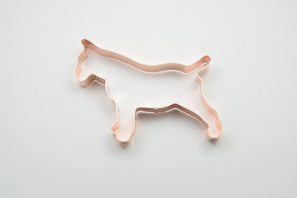 Bull Terrier Copper Cookie Cutter
