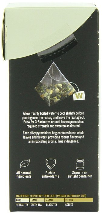Wissotzky Tea Signature Collection Nana Mint with Ginger and Lemon Tea, 1.4 Ounce (16 Count) N27