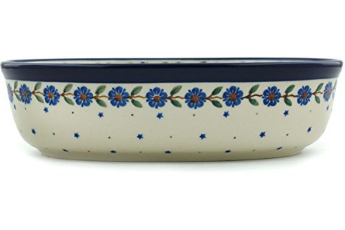Polish Pottery Oval Baker 8-inch N2