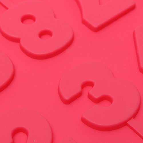"DIY Numbers Lollipop Mold Chocolate Cake Silicone Fondant Mould" shopping N2