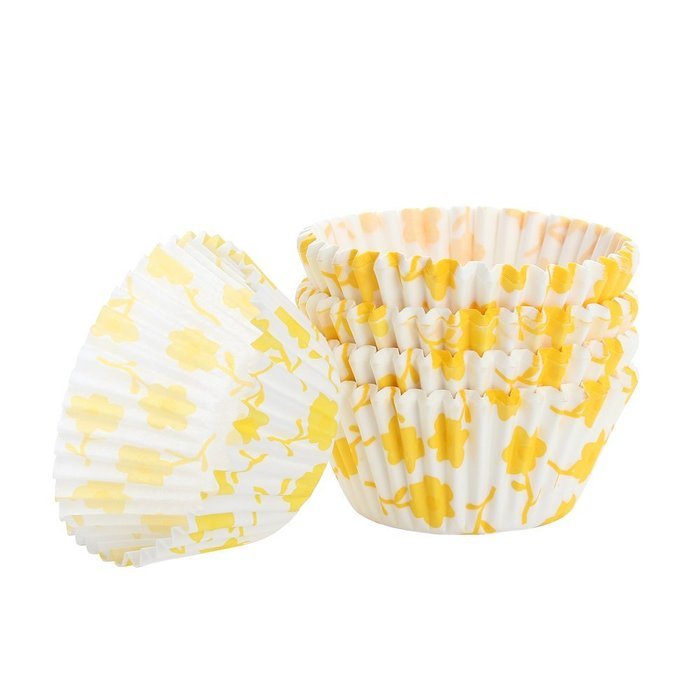 Crystallove 600pcs Random Colorful Paper Cupcake Liners Muffin Cups Baking Wrappers (Top Size2.5"x600pcs) N4