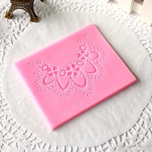 "Silicone Fondant Mold Lace Flower Fondant Cake Mould Silicone Fondant Mould Decoration Chocolate" shopping N6