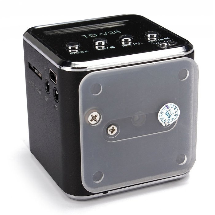 BephaMart TD-V26 Portable Mini Stereo FM Radio MP3 Speaker Music Player Support Micro SD TF USB N3