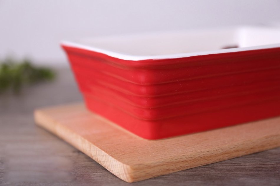 Chef's Classic Enameled Roasting and Lasagna Pan, 650ml, 7.6" (Blue) N9