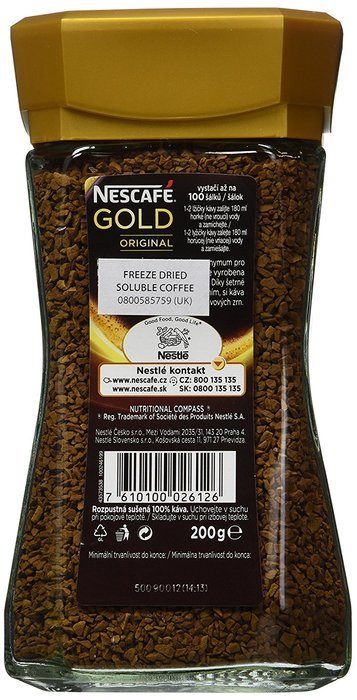 Nescafe Gold 200 gr. 7 Oz