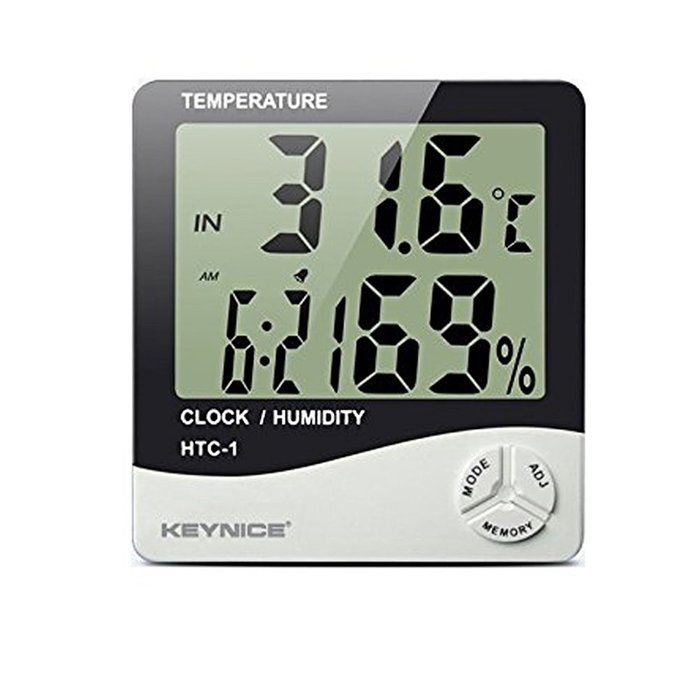 Keynice® Weather Thermometers, Indoor Humidity Thermometer Wall Mount ...