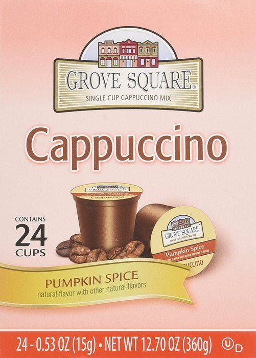 Grove Square Pumpkin Spice Cappuccino K-Cups (48 Count) N3