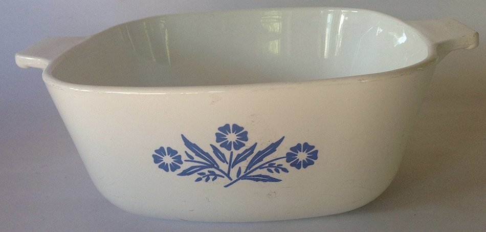 P-2 1/2-B blue cornflower Bakeware Dish