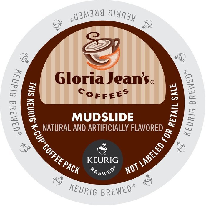 Gloria Jean's Coffees K-Cup Portion Pack for Keurig Brewers, Mudslide, 24 Count