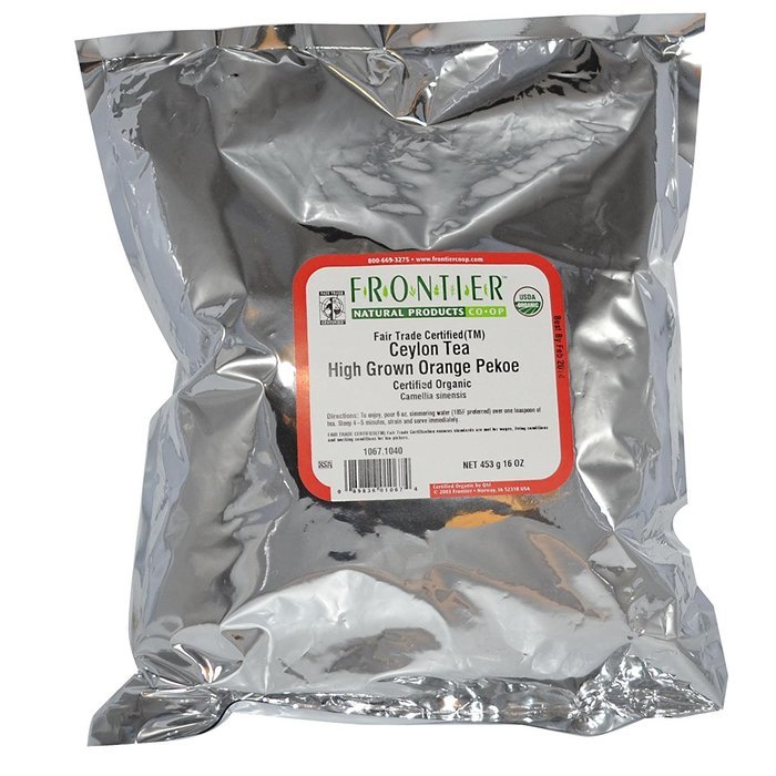 Ceylon Black Tea High Grown Organic Fair Trade - 1 LB