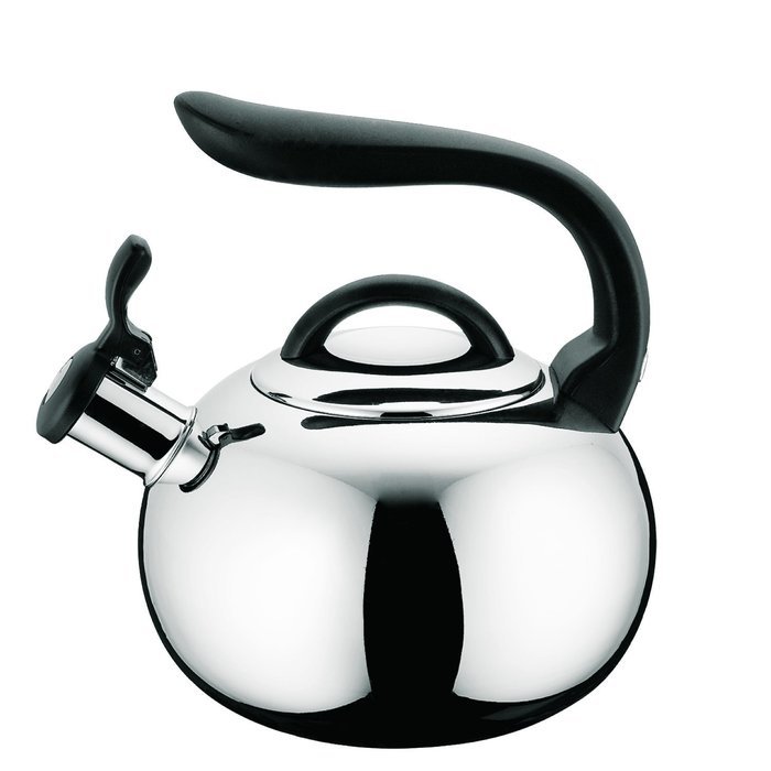 2qt Stainless Steel Whistling Teakettle (Polished/Traditional)