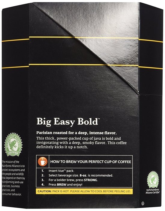 Emerils Big Easy Bold Vue Cup Coffee For Keurig Vue Brewers - 16 Pack N2