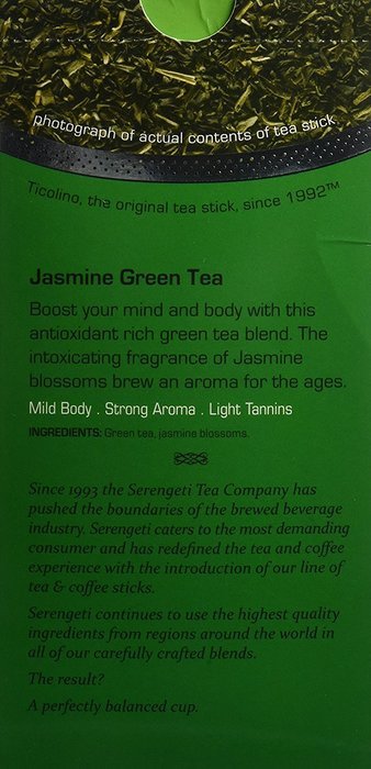 Serengeti Tea Earl Grey Tea Box with 18 Tea Sticks N13