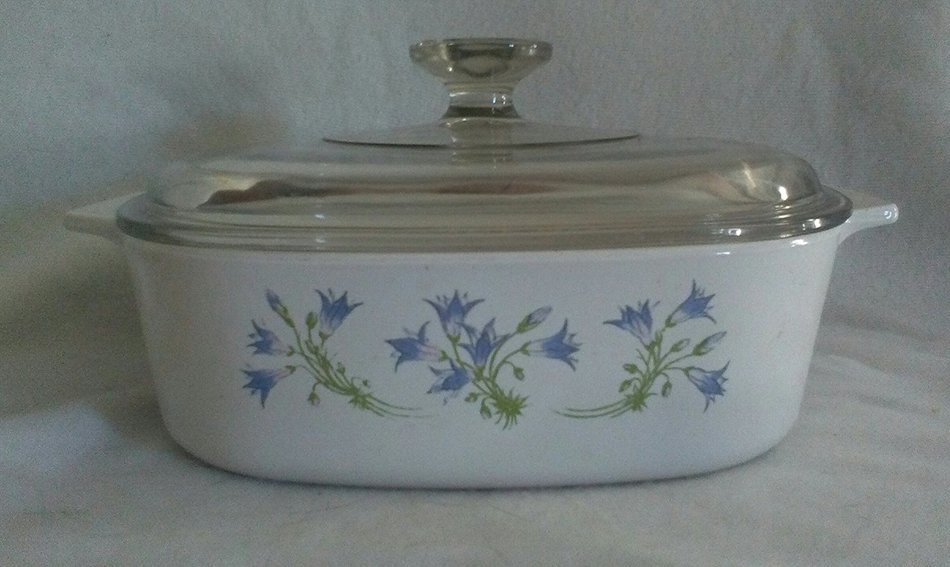 Corning Ware Blue Dusk Pattern A-1 1/2-B 1.5 quart casserole with lid