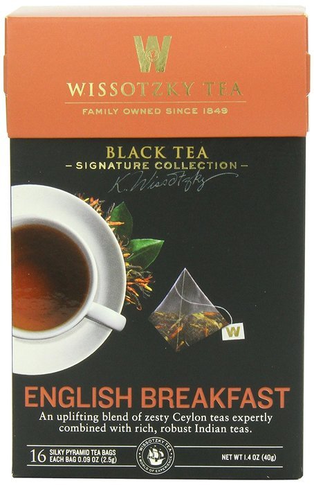 Wissotzky Tea Signature Collection Nana Mint with Ginger and Lemon Tea, 1.4 Ounce (16 Count) N43