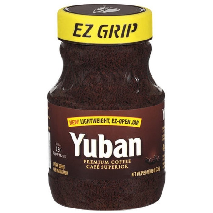 Yuban, Premium Instant Coffee, EZ Open, 8oz Jar (Pack of 3)