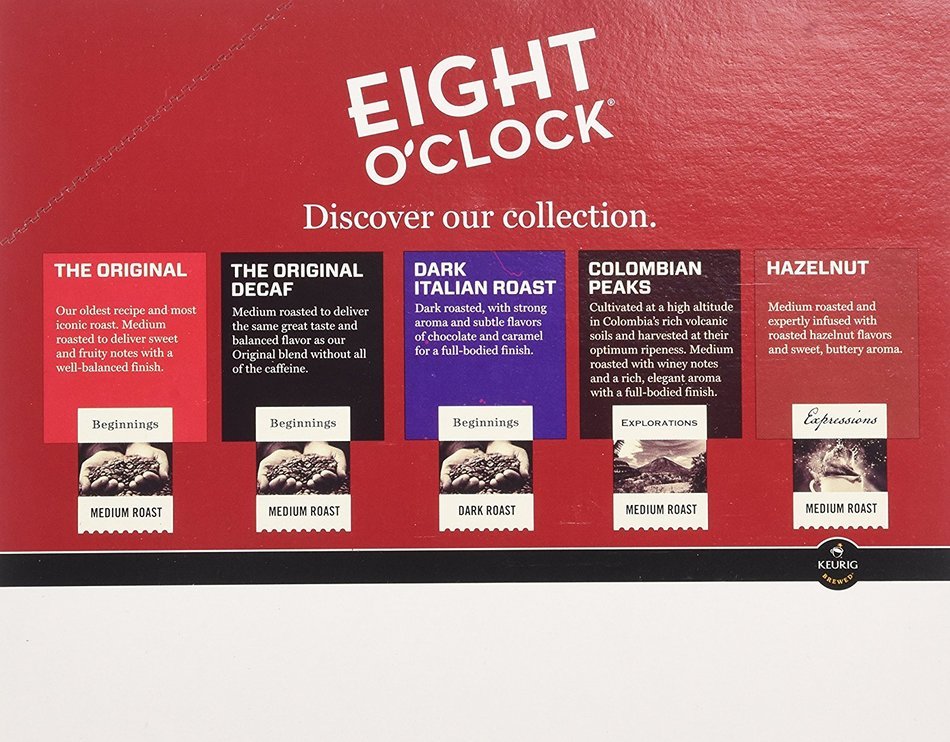 EIGHT O'CLOCK COFFEE ORIGINAL BLEND 48 K CUPS N6