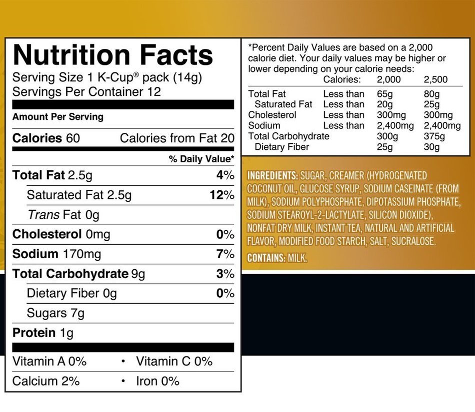 Caf&eacute; Escapes Chai Latte, K-Cup Portion Count for Keurig Brewers, 24-Count N5
