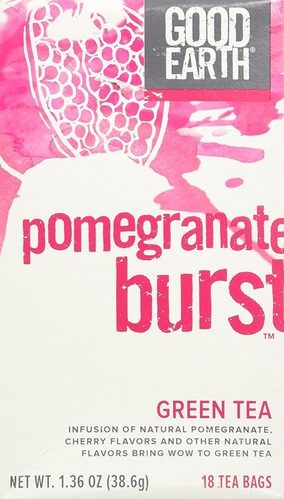 Good Earth Pomegranate Burst Green Tea, 18 Tea bags