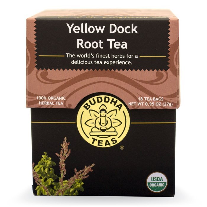 Yellow Dock Root - Organic Herbs - 18 Bleach Free Tea Bags